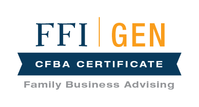 FFI GEN CFBA Certificate Family Business Advising